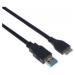 PREMIUMCORD Kabel USB 3.0 A - Micro B 0, 5m, propojovací (M/M)