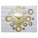 ModernClock 3D nalepovací hodiny Ring zlaté