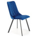 Tmavě modrá jídelní židle K450
