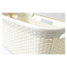 CURVER RATTAN STYLE 30475 Koš na prádlo 45 l krémový