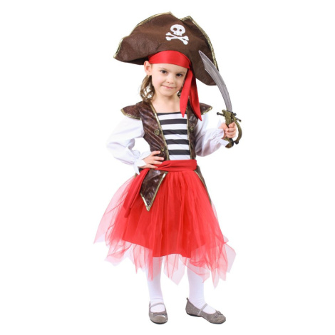 RAPPA Dětský kostým pirátka (M) e-obal