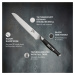 Zelite Infinity by Klarstein Comfort Pro, 6 "univerzální nůž, zoubkovaný okraj, 56 HRC, nerezová
