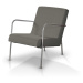 Dekoria Potah na křeslo Ikea PS, šedý melanž, fotel Ikea PS, Living II, 161-15