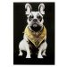 KARE Design Skleněný obraz Noble Dog 40x60cm