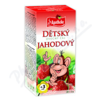 Apotheke Dětský ovocný čaj jahodový 20x2g