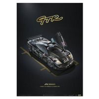 Umělecký tisk McLaren F1 GTR - 24h Le Mans, Automobilist, 50 × 70 cm