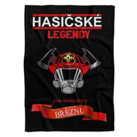 IMPAR Fleecová deka Hasičské legendy - měsíc - Březen