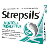 STREPSILS MENTOL A EUKALYPTUS 0,6MG/1,2MG PAS 24