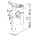 FRANKE 335.0588.221 Odsavač par Franke Tube FTU PLUS 3707 I XS - nerez