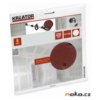 KREATOR KRT232007 brusný výsek 225mm 5ks G150