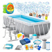 Intex Stojanový zahradní bazén 400 x 200 x 122 cm 18in1 INTEX 26790 + bublinkový stroj ZDARMA