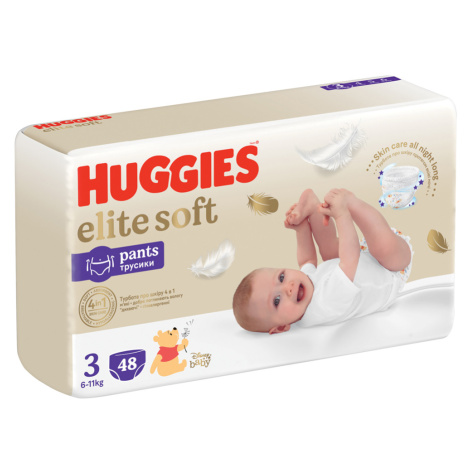 HUGGIES® Elite Soft Pants Kalhotky plenkové jednorázové 3 (6-11 kg) 48 ks