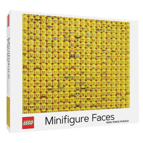 DVĚDĚTI Chronicle Books Puzzle LEGO® Obličeje minifigurek 1000 dílků