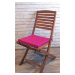 Zahradní podsedák na židli GARDEN color růžová 40x40 cm Mybesthome