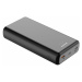 Zdroj záložní PowerBank 30000mAh SWISSTEN Line 20W QC 3.0 Li-pol, USB, USB-C, microUSB černý