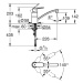 Páková dřezová baterie Grohe Eurosmart Cosmopolitan 32842000 / 1/2″/ chrom / POŠKOZENÝ OBAL