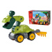 Bagr pracovní stroj Power Worker Mini Dino T-Rex BIG s pohyblivými částmi a hrábě na písek od 24