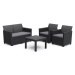 Allibert CLAIRE 2 SEATERS SOFA set grafit