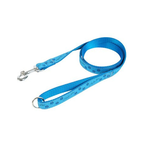 Olala Pets vodítko tlapky 20 mm × 150 cm - modrá