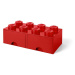 Úložný box LEGO, 2 šuplíky, velký (8), červená - 40061730
