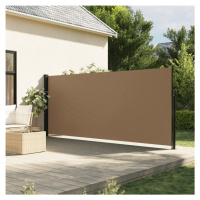 vidaXL Zatahovací boční markýza taupe 160 x 500 cm