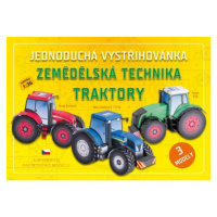 Zemědělská technika Traktory - Jednoduchá vystřihovánka Ivan Zadražil