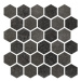 Mozaika Cir Materia Prima black storm hexagon 27x27 cm lesk 1069909