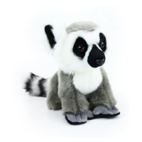 plyšový lemur sedící, 18 cm