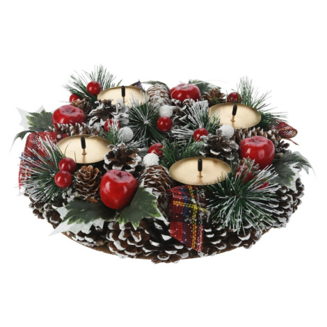 Adventní věnec Pine, 27 x 8 cm