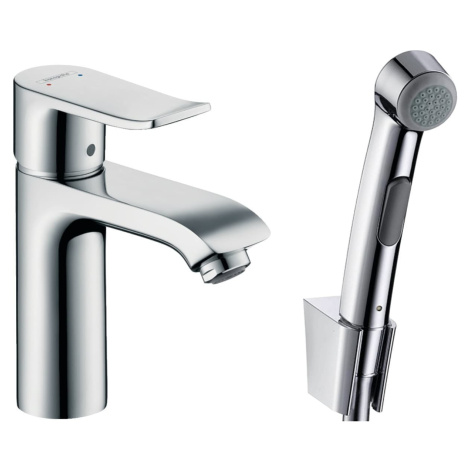 Umyvadlová baterie Hansgrohe Metris s bidetovou sprškou chrom 31285000