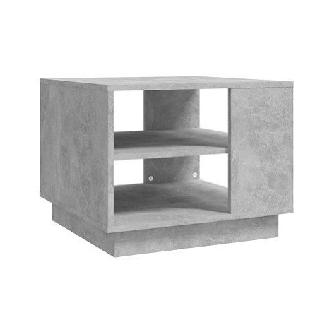 SHUMEE Konferenční stolek betonově šedý 55 × 55 × 43 cm dřevotříska, 810293