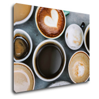 Impresi Obraz Druhy kávy - 90 x 70 cm