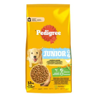 Pedigree Junior M/L suché krmivo pro psy - drůbež, zelenina 12 kg