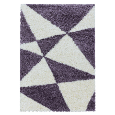 Ayyildiz koberce Kusový koberec Tango Shaggy 3101 lila - 200x290 cm