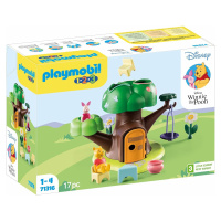 PLAYMOBIL Disney & Winnie the Pooh 71316 1.2.3 & Disney: Domeček na stromě Medvídka Pú a P