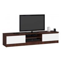 Stolek pod TV RTV K 160 CLP wenge / bílý