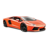 Maisto - Lamborghini Aventador Coupé, metal oranžová, 1:24