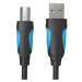 Kabel Vention USB 3.0 A to Micro-B print cable VAS-A16-B150 1,5 m Black PVC