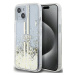 Kryt Guess GUHCP15MLFCSEGT iPhone 15 Plus 6.7" transparent hardcase Liquid Glitter Gold Stripes 
