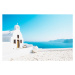 Umělecká fotografie Greece, Santorini, Oia, Byzantine Orthodox church, Westend61, (40 x 26.7 cm)