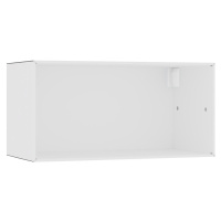 mauser Závěsný otevřený samostatný box, šířka 770 mm, čistá bílá