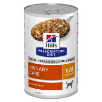 Hill's Prescription Diet, 36 x 360g / 370g - 24 + 12 zdarma - c/d Multicare Urinary Care s kuřec