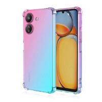 TopQ Kryt Xiaomi Redmi 13C Shock duhový mentolovo-růžový 117573