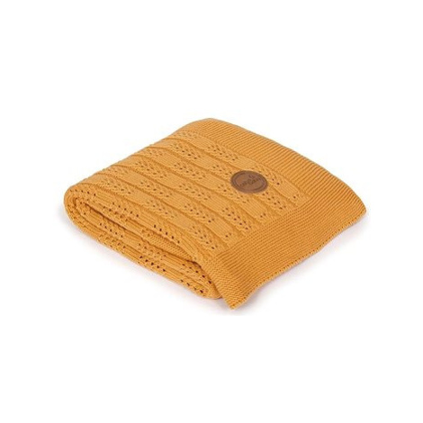 CEBA deka pletená v dárkovém balení Rybí kost Peru, 90 × 90 cm CebaBaby