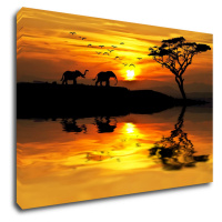 Impresi Obraz Safari západ slunce - 90 x 60 cm