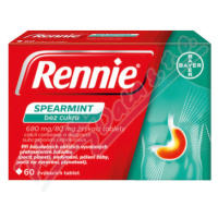 Rennie Spearmint bez cukru 680mg/80mg tbl.mnd.60