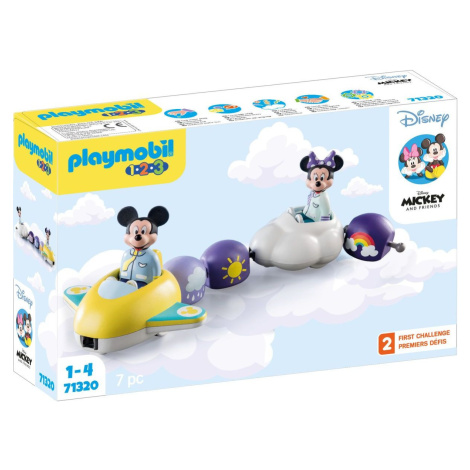 PLAYMOBIL® 71320 1.2.3 & Disney Let Mickeyho a Minnie v oblacích