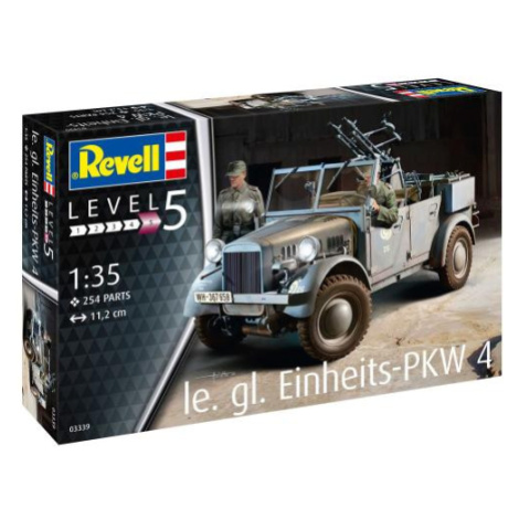 Plastic ModelKit military 03339 - Einheits-PKW Kfz.4 (1:35) Revell