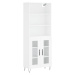 vidaXL Skříň highboard bílá 69,5 x 34 x 180 cm kompozitní dřevo