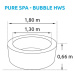 Vířivý bazén Marimex Pure Spa - Bubble HWS modrý - 11400275